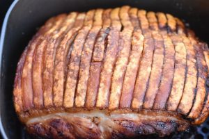 DSC_0529 • nogetiovnen.dk Flæskesteg i airfryer med sprøde svær - nem