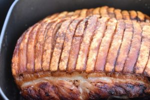 DSC_0530 • nogetiovnen.dk Flæskesteg i airfryer med sprøde svær - nem