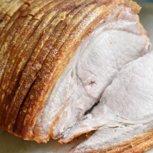 Flæskesteg i airfryer sprød & saftig opskrift