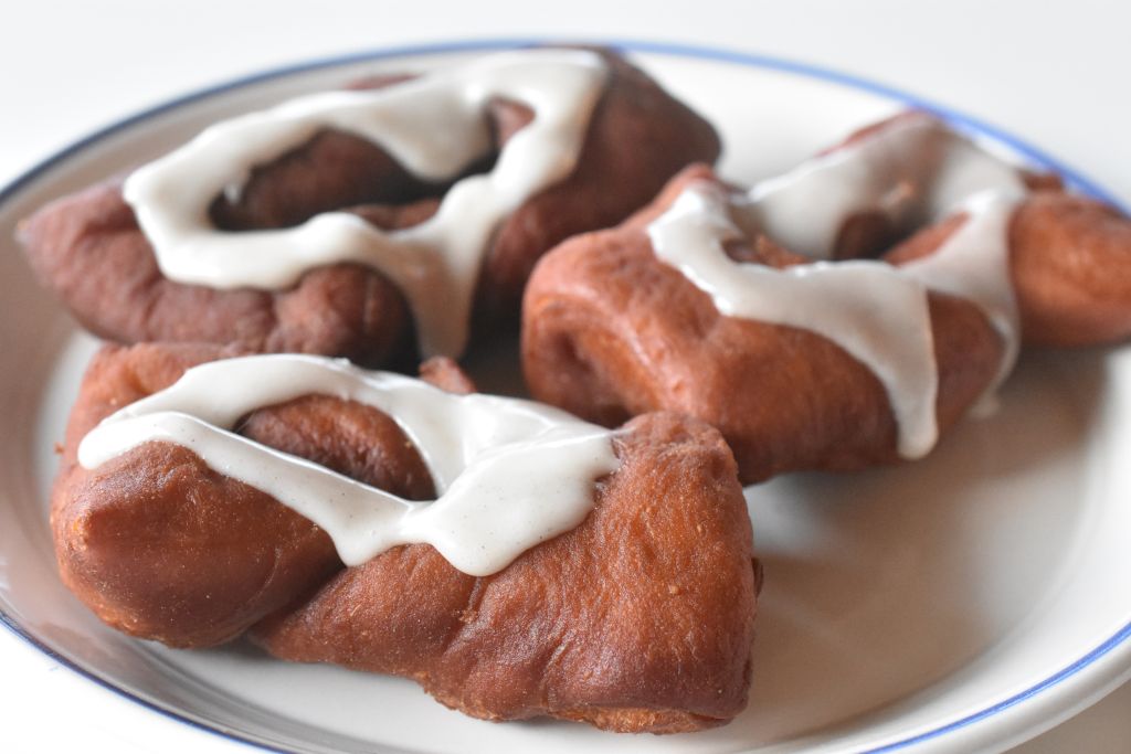 Norske klejner - gærklejner med citronglasur