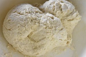 Scones med ris a la mande rester - nem opskrift