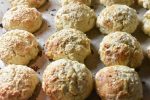 Scones med ris a la mande rester - nem opskrift