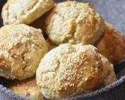 Scones med ris a la mande rester - nem opskrift