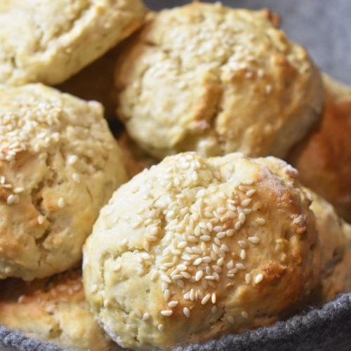 Scones med ris a la mande rester - nem opskrift