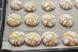 Crinkle cookies med appelsin - nem opskrift