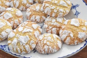 Crinkle cookies med appelsin - nem opskrift