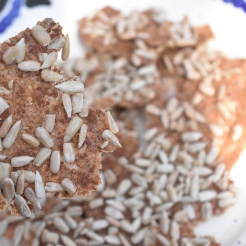 Knækbrød uden mel - grødchips af havregrød