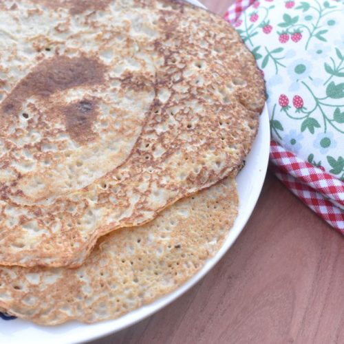 Sunde pandekager med havregryn - uden sukker