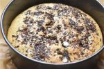 Peanutbutterkage med chokolade og salt