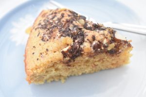 Peanutbutterkage med chokolade og salt