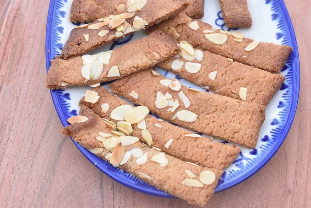 Småkager med marcipan - marcipansnitter