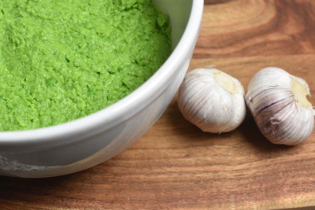 Ærtepuré - opskrift på nem dip med ærter