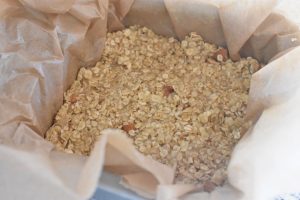 Müslibar med mandler - sprøde havresnitter