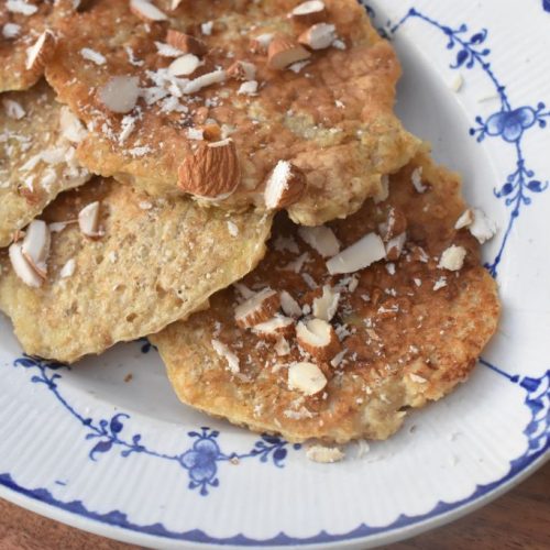 Banan pandekager uden æg - nem opskrift