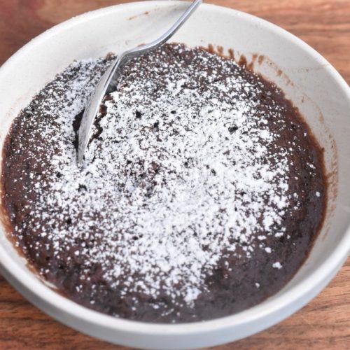 Brownie i kop - nem chokoladekage på 1 minut