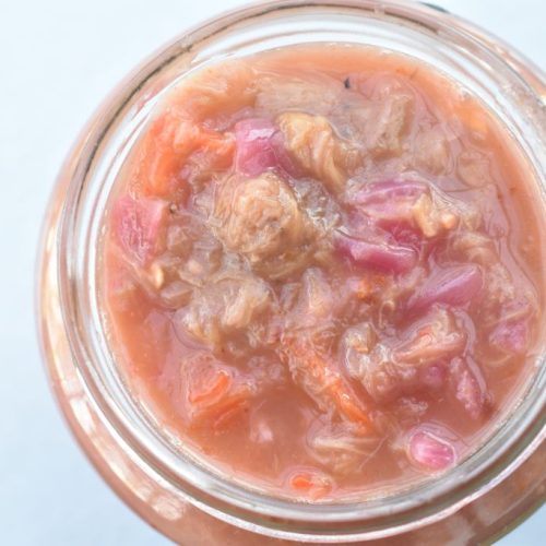 Rabarberchutney - rabarberrelish - nem opskrift