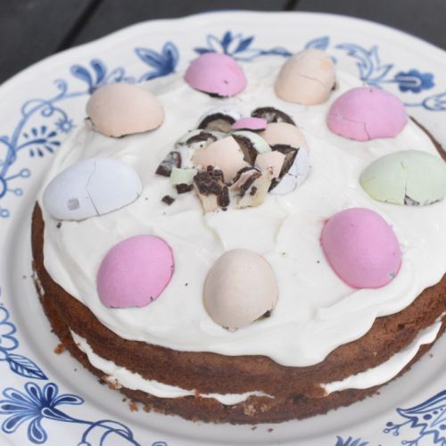 Påskekage - gulerodskage med ostecreme