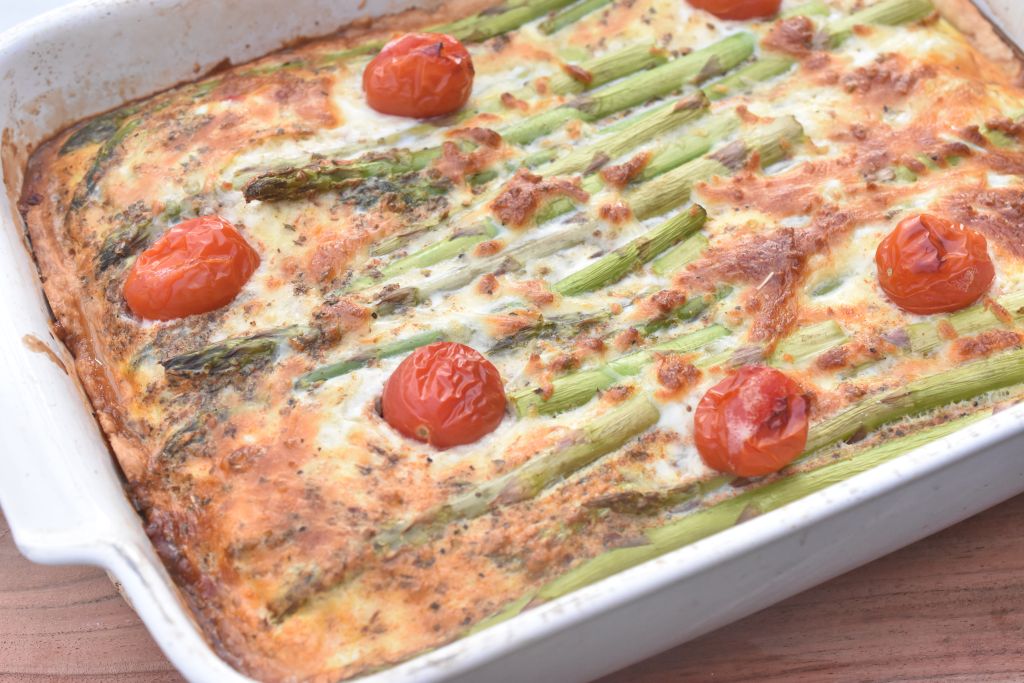 Aspargestærte - opskrift på tærte med asparges