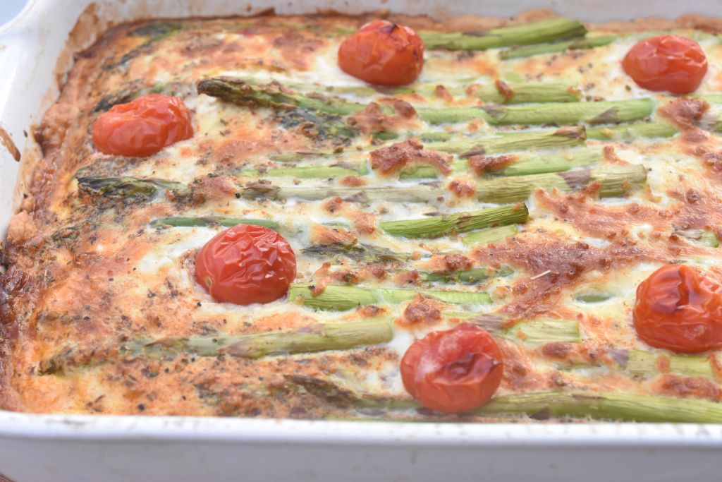 Aspargestærte - opskrift på tærte med asparges