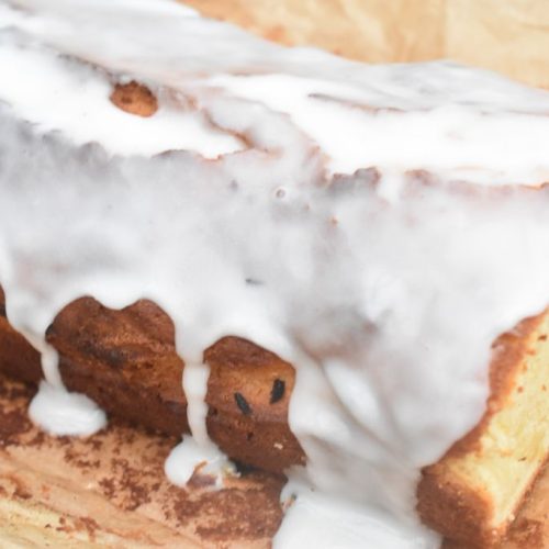 Citronkage med marcipan - nem kage med citron