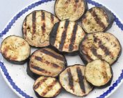 Grillet aubergine - nem opskrift på tilbehør