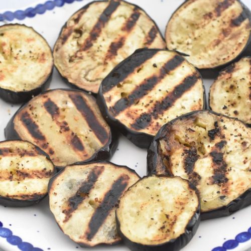 Grillet aubergine - nem opskrift på tilbehør