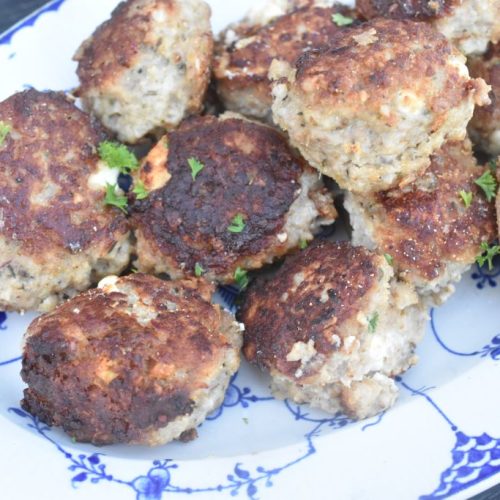 Græske frikadeller med feta - nem opskrift