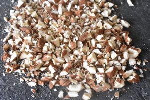 Rabarbercrumble i kop - nem rabarber kage