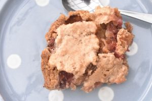 Makronsnitter med rabarber - nem opskrift