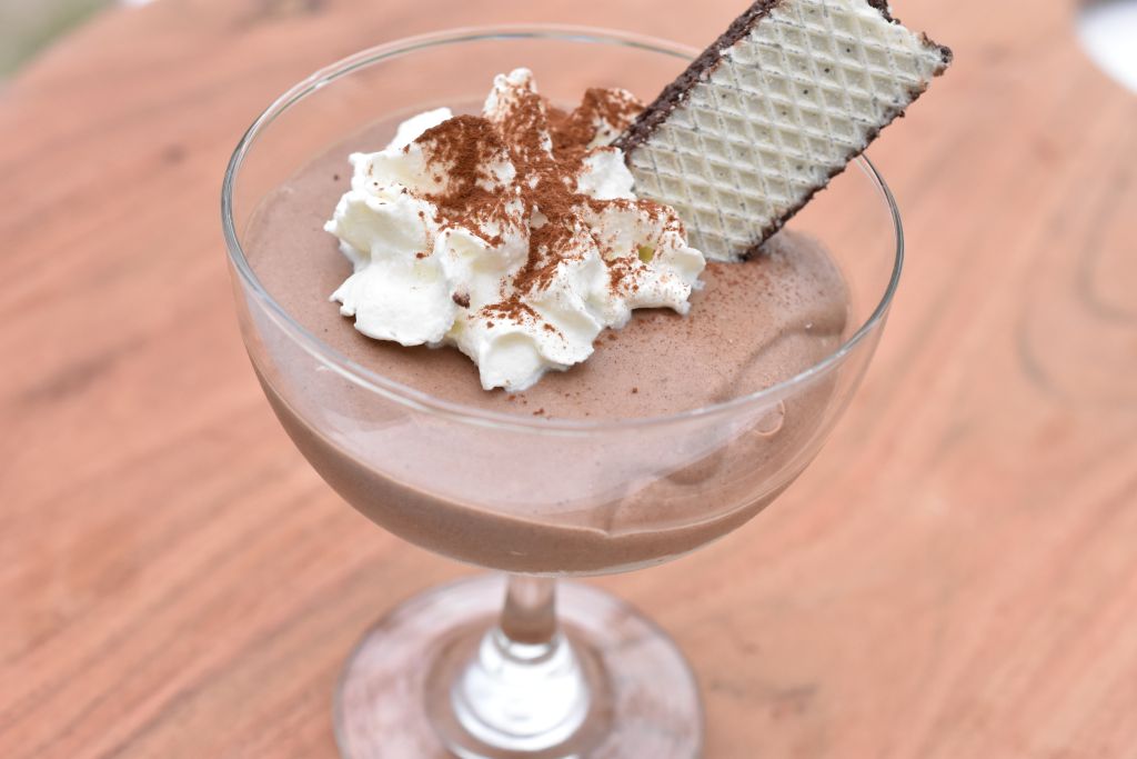 Baileys cheesecake med chokolade - i glas
