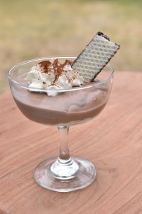 Baileys cheesecake med chokolade - i glas