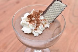 Baileys cheesecake med chokolade - i glas