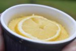 Kage i kop med citron - citronkage i mikroovn