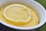 Kage i kop med citron - citronkage i mikroovn