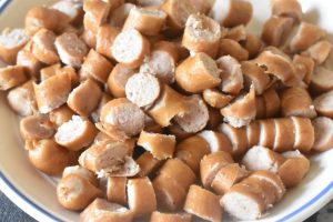 DSC_2974 • nogetiovnenstaging.com Wienersalat - kold kartoffelsalat med pølser