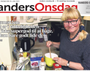 Interview med lokalavisen hjemme i mit køkken