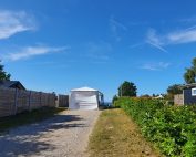 Sommer vejfest i sommerhuset med mad udefra