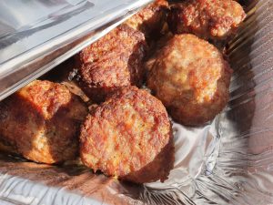 Sommer vejfest i sommerhuset med mad udefra