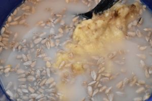 Chokoladebrud med banan - luftige bananbrud