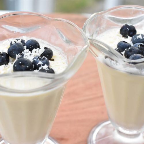 Hyldeblomst panna cotta - nem dessert opskrift
