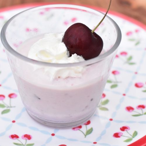 Kirsebærmousse uden husblas - nem opskrift