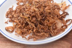 Hjemmelavede ristede løg - nem opskrift