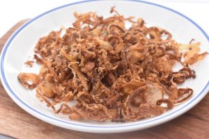 Hjemmelavede ristede løg - nem opskrift