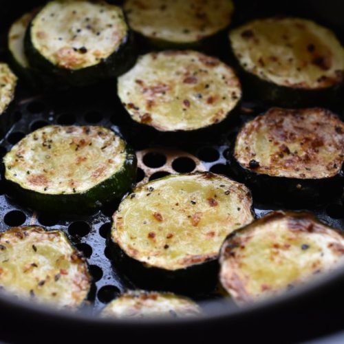 Stegt squash i airfryer ell. pande - nem opskrift