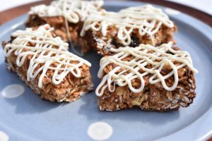 Hjemmelavet müslibar med kondenseret mælk