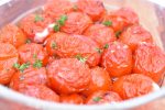 Bagte cherrytomater - lækre ovnbagte tomater