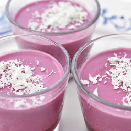 Brombær panna cotta - nem dessert opskrift