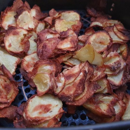 Chips i airfryer - hjemmelavede kartoffelchips