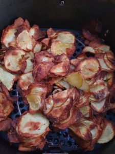 Chips i airfryer - hjemmelavede kartoffelchips