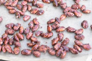 Brændte mandler med kanel og vanilje